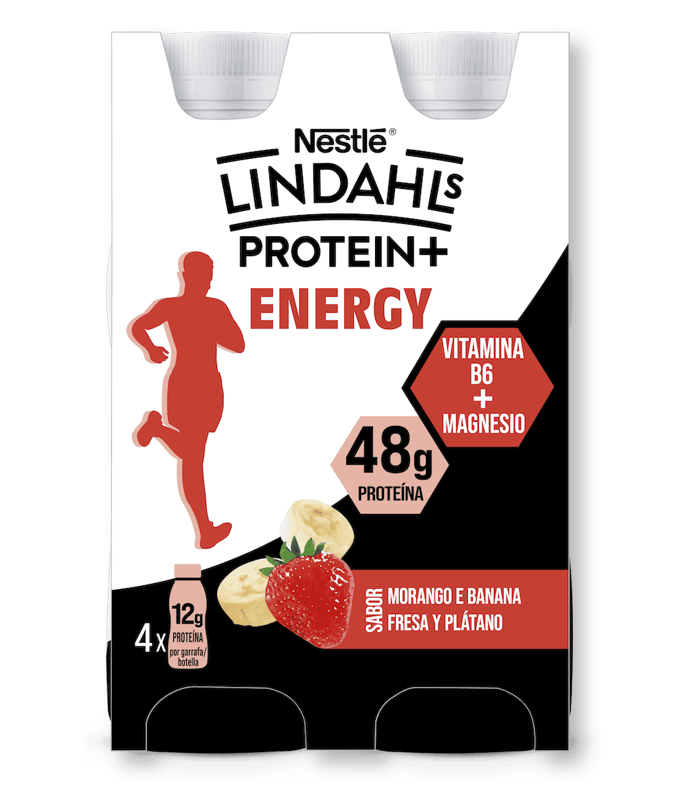 Lindahls PROTEIN 3D ENERGY FRESA Y PLÁTANO